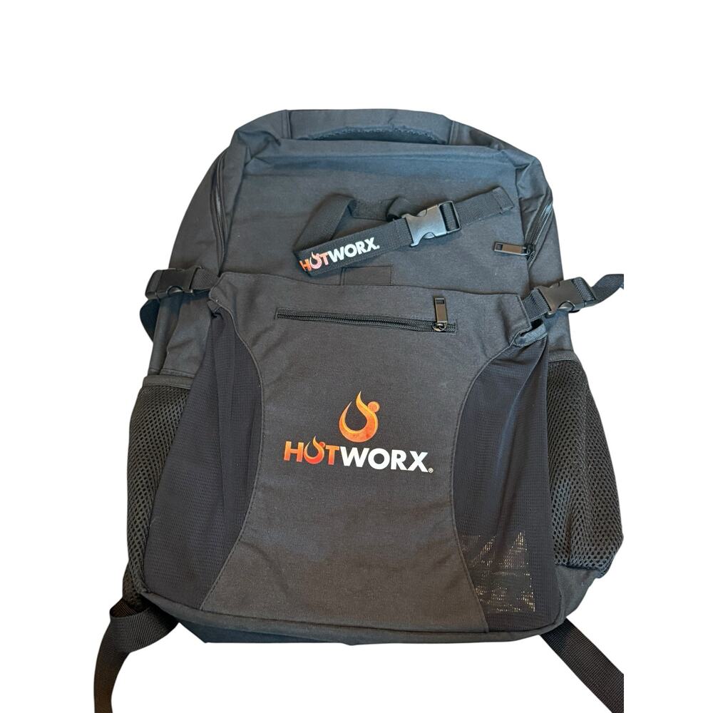 HOTWORX Yoga Mat Backpack Black Gym Fitness Studio Travel Bag